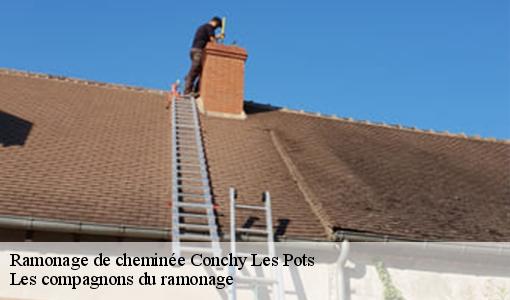 Ramonage de cheminée  conchy-les-pots-60490 Les compagnons du ramonage