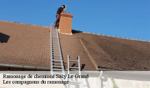 Ramonage de cheminée  sacy-le-grand-60700 Les compagnons du ramonage