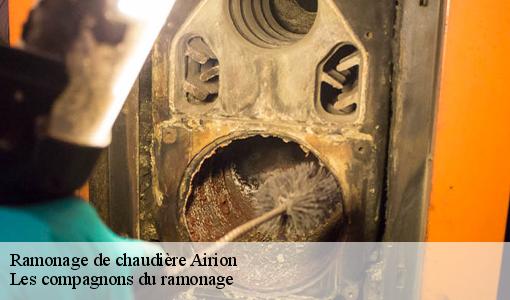 Ramonage de chaudière  airion-60600 Les compagnons du ramonage