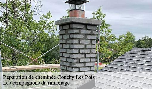 Réparation de cheminée  conchy-les-pots-60490 Les compagnons du ramonage