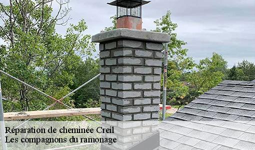 Réparation de cheminée  creil-60100 Les compagnons du ramonage