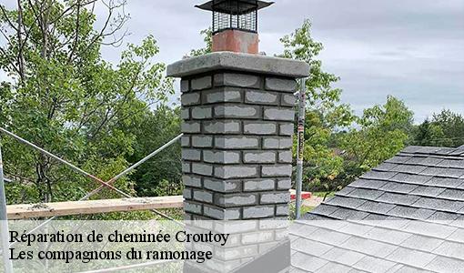 Réparation de cheminée  croutoy-60350 Les compagnons du ramonage