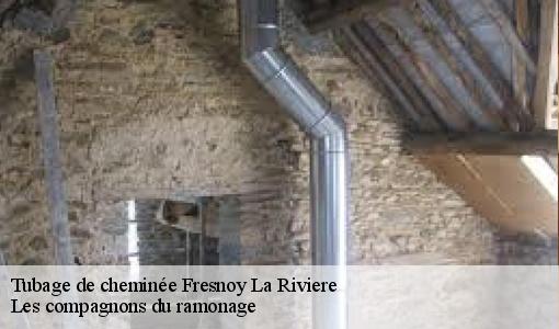 Tubage de cheminée  fresnoy-la-riviere-60127 Les compagnons du ramonage