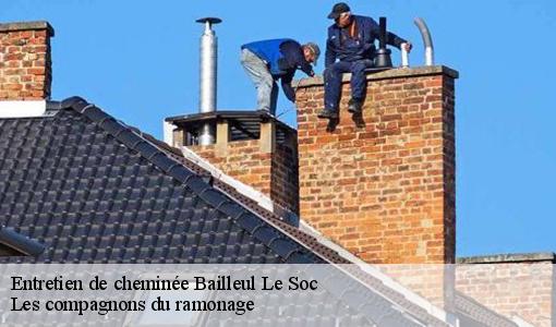 Entretien de cheminée  bailleul-le-soc-60190 Les compagnons du ramonage